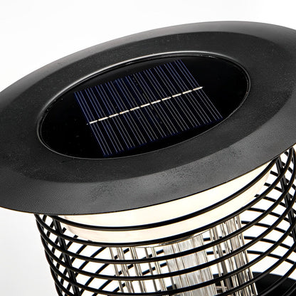 Solar Light Bug Zapper Solar Garden Purple-Light Mosquito Killer Lamp