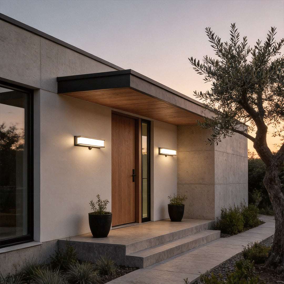 Solar Light Outdoor Wall Mount Waterproof Wall Light Sensor Lamp