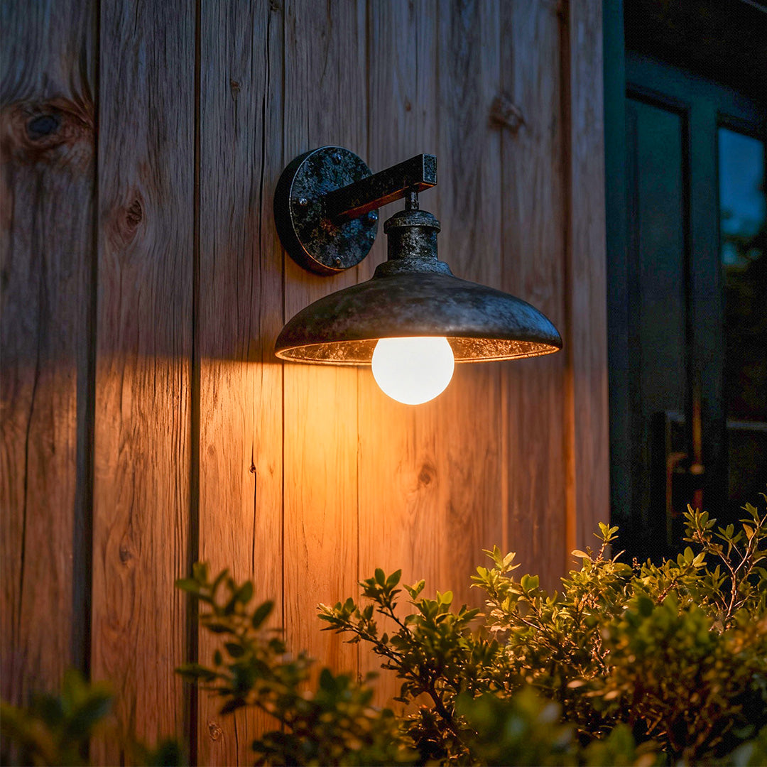 Outdoor Wall Lights Vintage Waterproof LED Iron Light