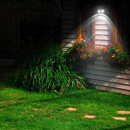 Solar Motion Sensor Lamp Adjustable Outdoor Wall Light