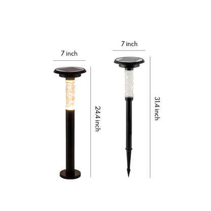 Solar Outdoor Path Lighting Waterproof Bubble Minimalist Light