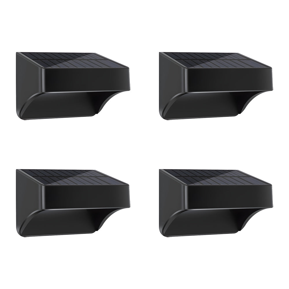 Solar Outdoor Wall Lights Dusk to Dawn Minimalist Waterproof Ambient
