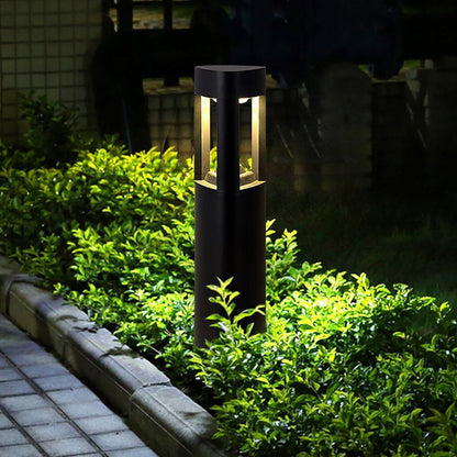 Hollow Bollard Light Three-Sided Illuminated LED Light