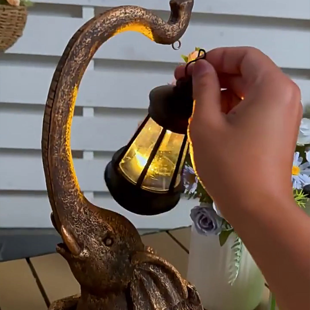 Resin Garden Solar Animal Lights