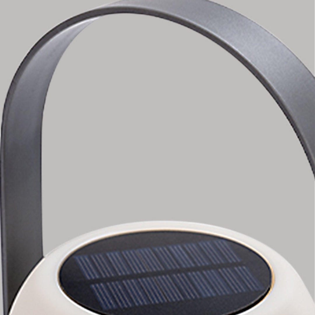 Solar & USB Rechargeable Portable LED Handheld Light – Waterproof Outdoor Lantern for Camping & Garden