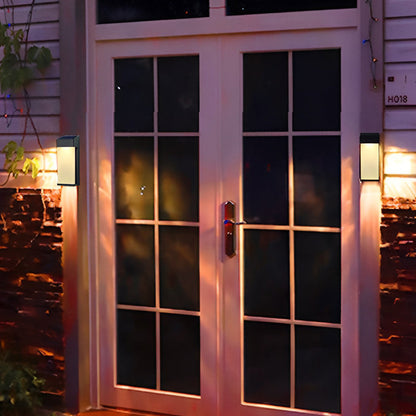 Solar Powered Outdoor Sconces LED Waterproof Metal Lamp