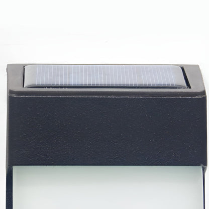 Solar Powered Outdoor Sconces LED Waterproof Metal Lamp