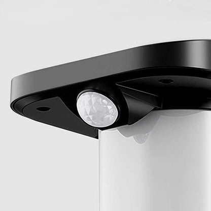 Solar Wall Lamp with Motion Sensor Modern LED Black Outdoor Light