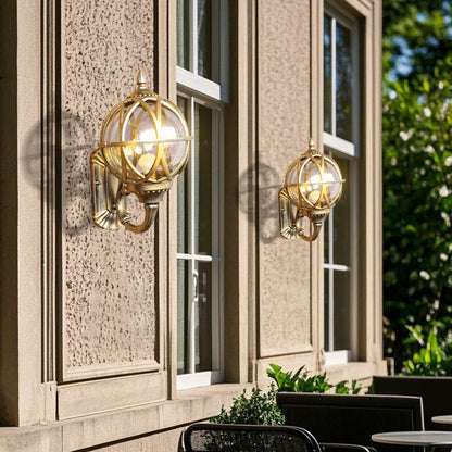 Outdoor House Sconces Waterproof Cast Aluminum European Style