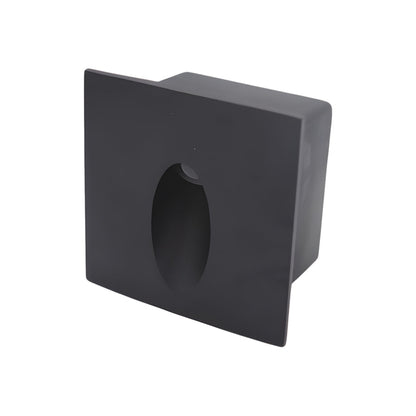 LED Step Light with Recessed Oval Aperture Waterproof Modern Light