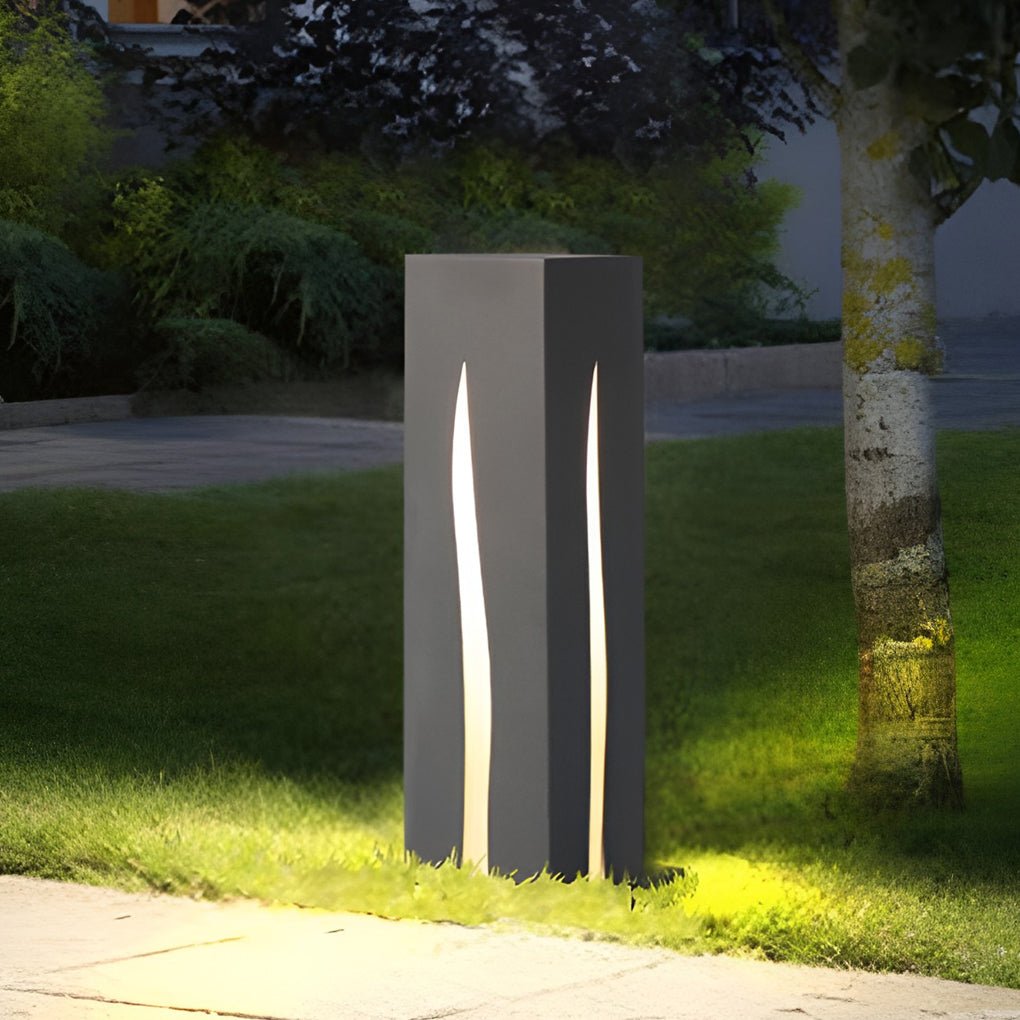Elegant Rectangular Garden Pathway Lights Landscape LED Outdoor Illumination