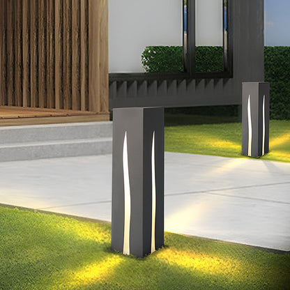 Elegant Rectangular Garden Pathway Lights Landscape LED Outdoor Illumination