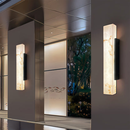Square Outdoor Wall Lights LED Cloud Stone Waterproof Lamp