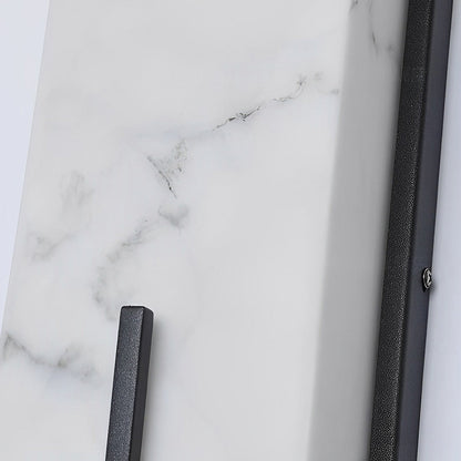 Stone Wall Sconce Lighting Modern Square LED Alabaster Wall Lamp
