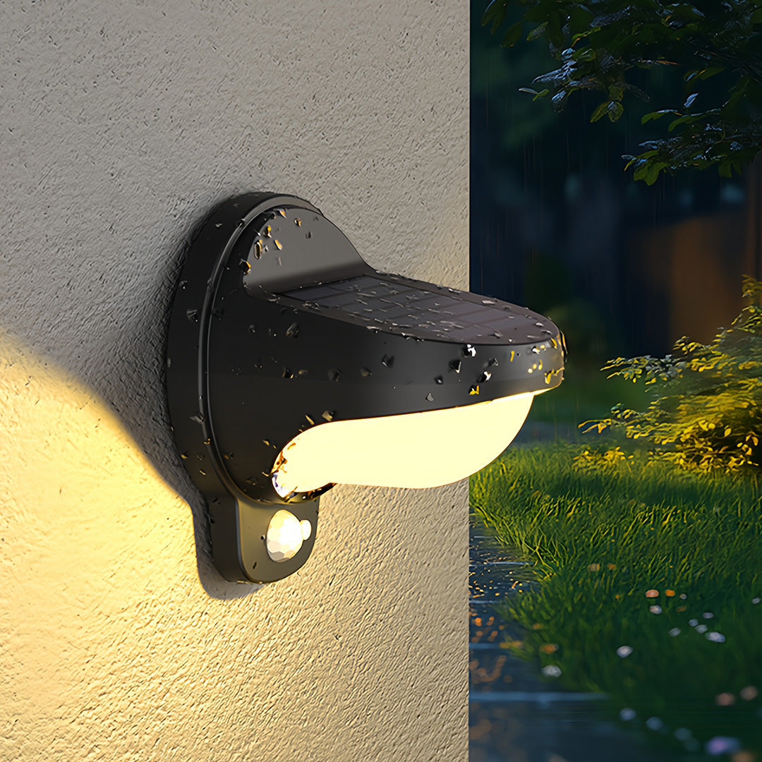 Solar Lights Outdoor Wall Waterproof Plastic Lights 2 PCS