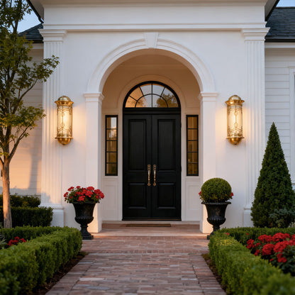 Copper Outdoor Wall Sconce European Style Outdoor Light