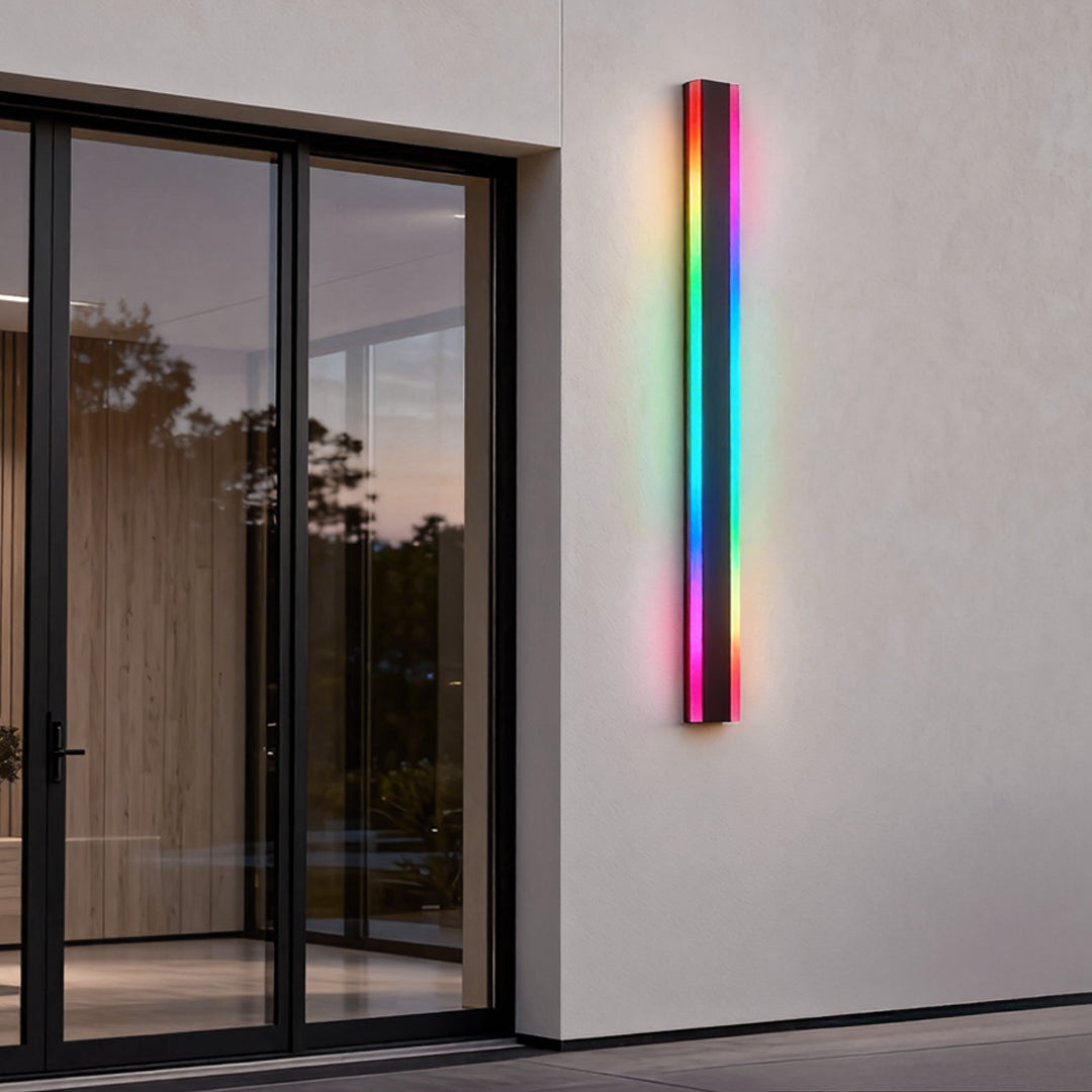 RGB Wall Light Modern Linear Waterproof LED Metal Light