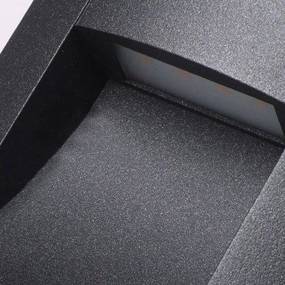 Surface Mounted Step Lights LED Black Modern Outdoor Light