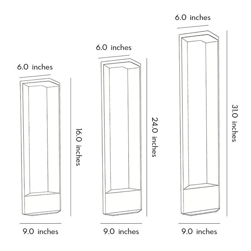 Sleek Linear 12W LED Pathway Light Minimalist Outdoor Landscape Lamp