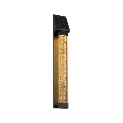 Black Outdoor Lighting Sconce Waterproof Solar Light