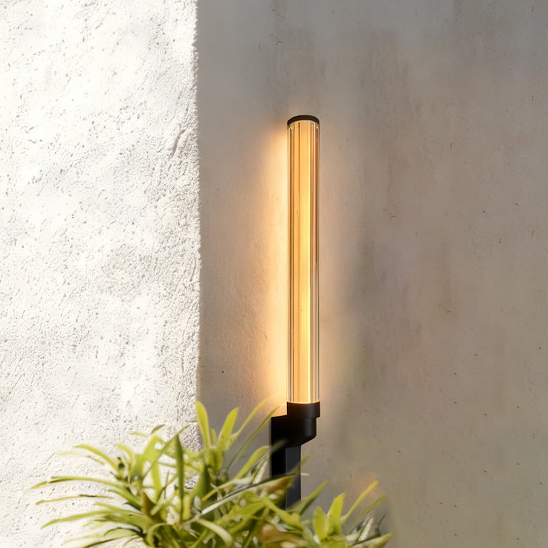 Outdoor Sconces Modern Waterproof Minimalist Glass Lamp