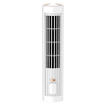 USB Rechargeable Tower Fan Portable Air Conditioner - 3-Speed Bladeless Standing Fan for Home Office