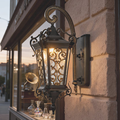 Antique Outdoor Wall Sconces Waterproof European Lantern