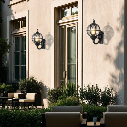 Outdoor House Sconces Waterproof Cast Aluminum European Style