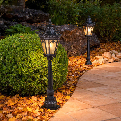 Pathway Lighting Post Waterproof Aluminum Garden Bollard Light