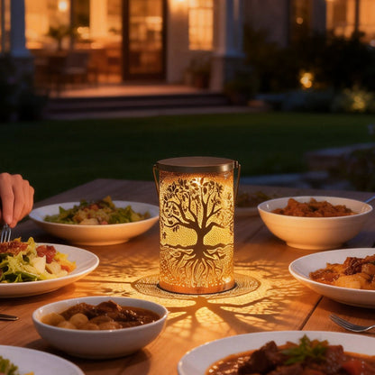 Tree of Life Lantern Portable Waterproof Solar Light