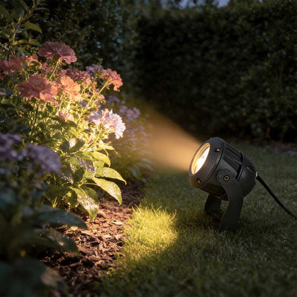 Tree Spotlight Modern Gray Outdoor Landscape Light