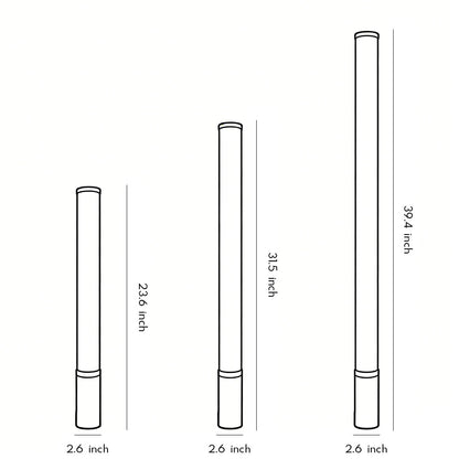 Tube Landscape Light Modern Cylindrical Acrylic LED Light