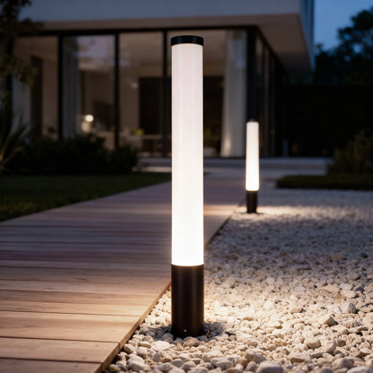 Tube Landscape Light Modern Cylindrical Acrylic LED Light