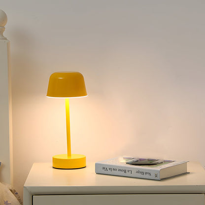 Hat-Style Metal Table Lamp – Colorful Tunable LED Accent Light for Bedroom & Home Office