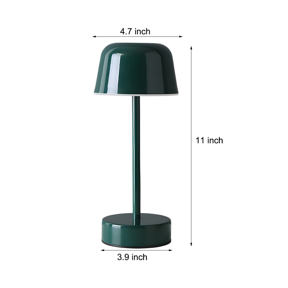 Hat-Style Metal Table Lamp – Colorful Tunable LED Accent Light for Bedroom & Home Office