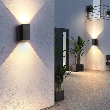 Outside up down Wall Lights Courtyard Waterproof LED Light