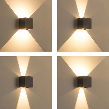 Outdoor up down Wall Light Waterproof Adjustable Beam Angle Light