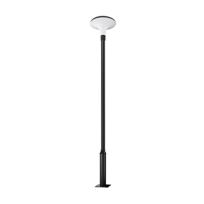 UFO Solar Street Light Waterproof Solar Powered Black LED Pole Lamp