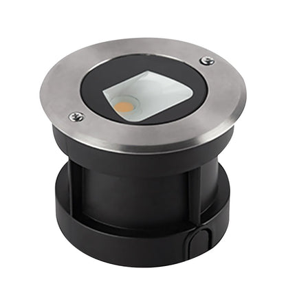 Recessed Deck Step Lights Modern Black LED Metal Light