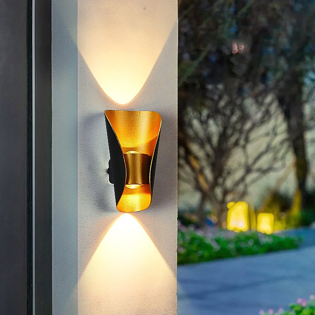 Small up down Wall Lights Simple Outdoor Waterproof Light