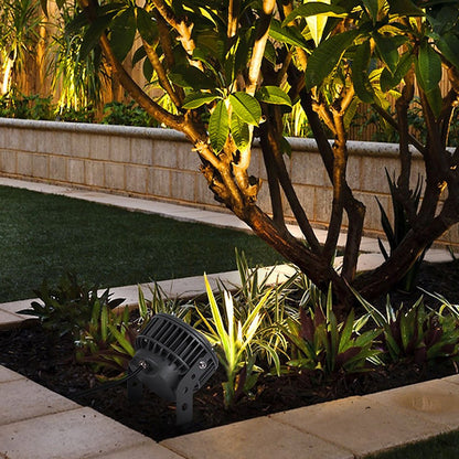 Tree Spotlight Modern Gray Outdoor Landscape Light