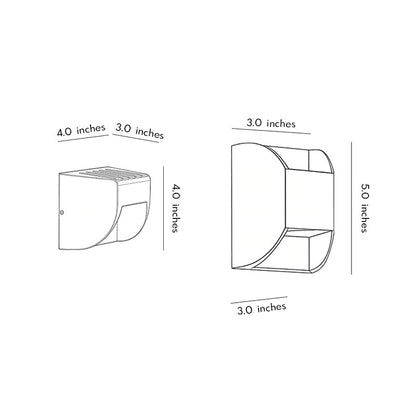 Up and Down Exterior Lights Modern LED Wall Washer Light