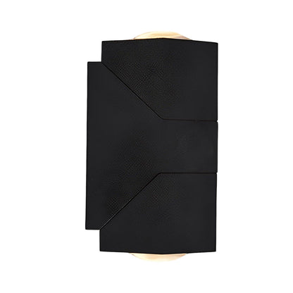 Up Down Sconce Outdoor Adjustable Waterproof Black Lamp