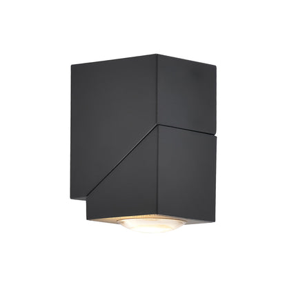 Up Down Sconce Outdoor Adjustable Waterproof Black Lamp