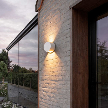 Up and Down Wall Lights Round Waterproof LED Light