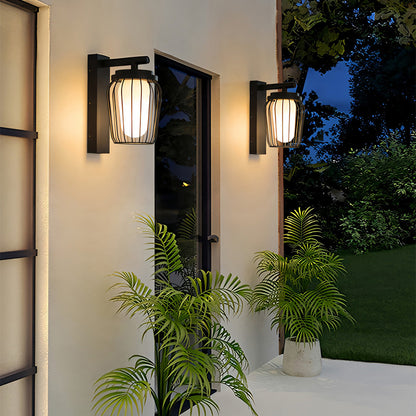 Outdoor Wall Lantern Sconce Birdcage Decorative Light
