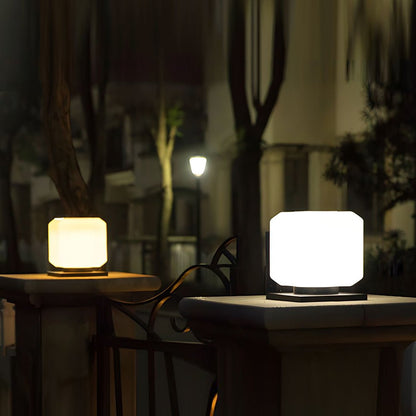 Square Pillar Lights Waterproof Outdoor LED Metal Light