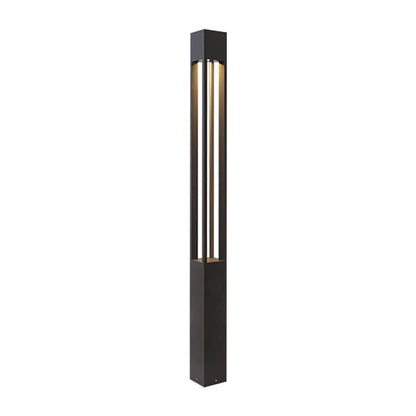 LED Bollard Path Lights Modern Black – High-Output COB Landscape Pathway Light for Walkways & Driveways