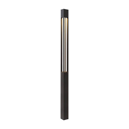 LED Bollard Path Lights Modern Black – High-Output COB Landscape Pathway Light for Walkways & Driveways