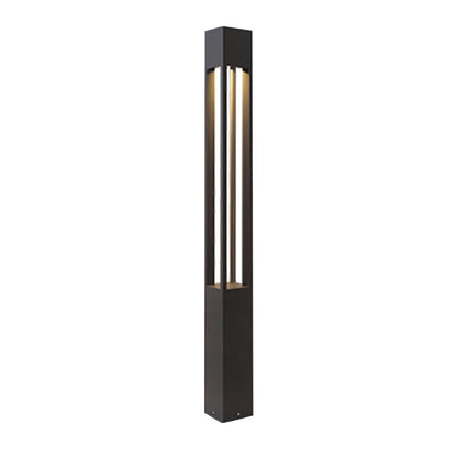 LED Bollard Path Lights Modern Black – High-Output COB Landscape Pathway Light for Walkways & Driveways